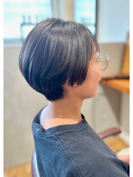 ヘアデザイン エソラ(hair design esora) セットが楽な黒髪ショート