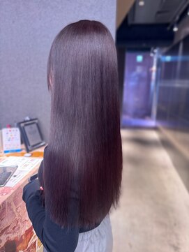 エン 栄店(enne) 大人ガーリー/ダークアッシュ/ミディアムレイヤーカット/栄