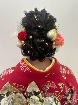 アカネ(Akane) 成人式ヘアセット　振袖着付け　10代 20代