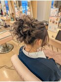 卒業式×ボリュームヘア盛り