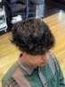 【山本限定】メンズカット+パーマ+炭酸シャンプー