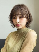 ブレイブ 我孫子(BRAVE abiko)&nbsp;【小顔ひし形シルエット】ふんわり大人可愛い外ハネくびれボブ