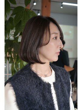 アイダブリューティー ヘア デザイン(IWT hair design) 大人ボブ　顔まわり似合わせ30代40代50代