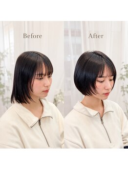 ソアヘアー(Soar hair)の写真/丁寧なカウンセリング・骨格/髪質に合わせたカットで、再現性高いスタイルに!朝鏡に立つのが楽しみになる♪