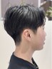 【MEN'S人気】似合わせカット+ケアパーマ+マイクロバブル＋スタイリング剤
