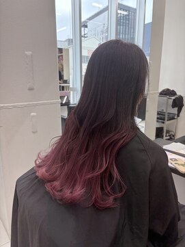 アライブ ハラジュク(ALIVE harajuku) ブリーチインナーバレイヤージュグラデーションカラー夕貴