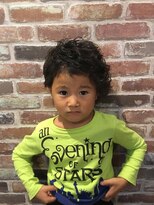 ヘアメイク オブジェ(hair make objet) キッズ アシメパーマ