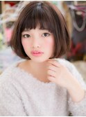*+COVER HAIR+*…クールでキュートなマッシュボブa
