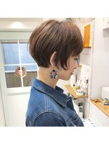 レンク(LENC)&nbsp;Coast.ショートボブ×ベージュブラウン