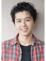 ゼンコー アオヤマ(ZENKO Aoyama)&nbsp;アップバングツイストパーマ[表参道/青山/表参道駅]