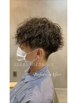 ソウス リーベ(SOURCE liebe) シスツイストスパイラルパーマ【佐藤和弥】