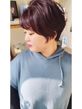 ディライト(Delight) ミセス/ボリュームアップパーマ/くびれマッシュショート