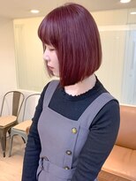 ジェム(GEM) チェリーラベンダー/切りっぱなしボブ