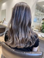 フレリス(FreRis)&nbsp;大人可愛いバレイヤージュ♪デザインカラー/ヘルシーウェーブ