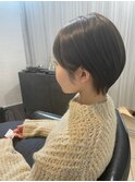 大人ショート　ハンサムショート　髪質改善　メルティカラー