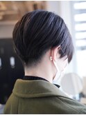 【SHARON原宿】黒髪ハンサムショート×刈り上げ