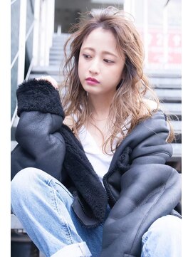 ケアリー 浦和美園(Carelly) 大人かわいい前髪セシルカットココアブラウンフリンジウェーブ