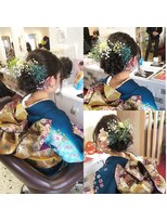 ムーブ(Moob)&nbsp;編み込みシニヨンスタイル【別府】