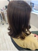 #ボブ#外ハネ#ブラウン#アッシュ#艶髪#豊橋#美容院