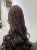 ハイライト×ピンクベージュ