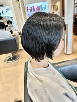 リシェールグリーン 越谷花田店(RICHAIR GREEN) デザインカラー/レイヤーカット/ウェットヘア/オリーブベージュ