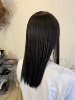 レポヘアー(Repos hair)&nbsp;20代30代40代髪質改善トリートメントブルーブラック透け感