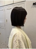 大人綺麗ボブ/藤沢/髪質改善縮毛矯正/ショート/脱白髪染め透明感