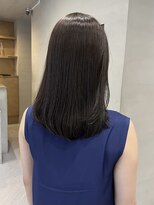 ヘアー アイス ルーチェ(HAIR ICI LUCE)&nbsp;透明感カラーブリーチ無しカラーグレージュ艶カラー/今枝