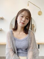 シアアルン 新小岩店(SHEER alun)&nbsp;サイドバング/ミディアム/ボブスタイル/SHEERalun新小岩