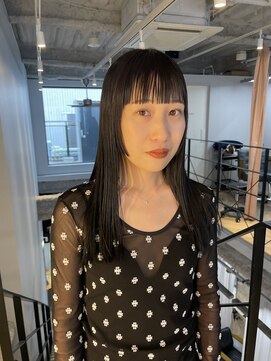 ヌープヘアーアイス(NUUP.hair ici) 大人美人艶カラーベージュ小顔カット透明感レイヤーロング
