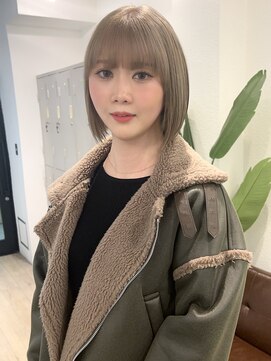 ノエ 心斎橋(Noe) タッセルボブ/心斎橋/ブリーチカラー