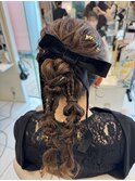 ツイン編み下ろし