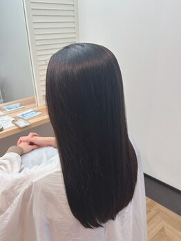 リニック(ReNick)の写真/お客様の髪や頭皮に合わせて最適な施術をご提案するのでダメージレス。≪髪質改善ストレート≫推し☆
