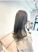 ブリーチ無しカラー/グレージュ/透明感/名古屋