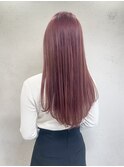 10代20代30代ピンクカラー中韓mixヘア【上野】