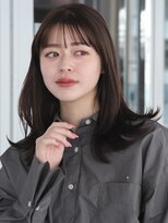 ガーデンヨコハマエスト(GARDEN YOKOHAMA est)&nbsp;イメチェン　外ハネボブ　美髪　ワイドバング　ミディアム　前髪