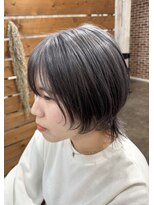 サロンドクオリア(Salon de Qualia)&nbsp;ハイトーングレー/ブリーチカラー/ケアブリーチ