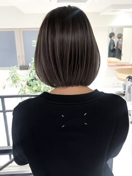 ゴカン バイ ジル ブラン 名古屋(Gokan by JIL BLAN) ハイライトバレイヤージュダブルカラーボブカット30代40代