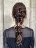 【結婚式や二次会に参列する方☆】パーティー用ヘアセットorハーフアップ　