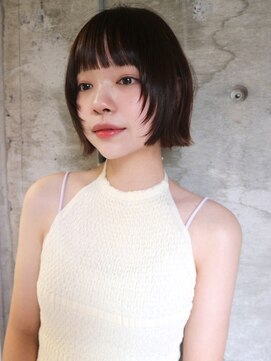 サイン 渋谷(SIGN) お洒落なレイヤーカットハッシュカットレイヤーボブ渋谷