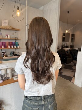 シェル 津山の手店(shel) 大人可愛い◎まろベージュレイヤー×小顔くびれ、ロングレイヤー