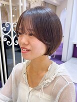 ハピネス 河原町店(Happiness)&nbsp;ショートボブ　顔まわりカット　京都美容室　進詩織