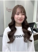 ◯ オリーブグレー/韓国/レイヤーカット/髪質改善/縮毛矯正/札幌