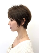 ルージュシー ショートボブ(RU10C) 白髪染め/白髪ぼかしハイライト/ヘッドスパショートスタイル/