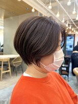 ロンドアジュール 横浜(Lond azur)&nbsp;☆オリーブグレー/ショートボブ/ココアベージュ/黒髪/小顔/横浜