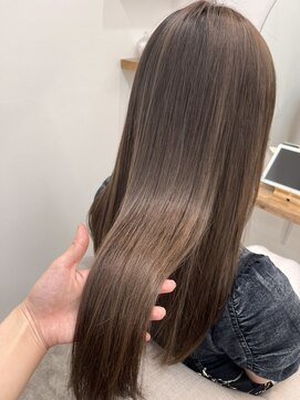 シア 新小岩店(SHEER) ブリーチ履歴を綺麗なブラウンカラーに