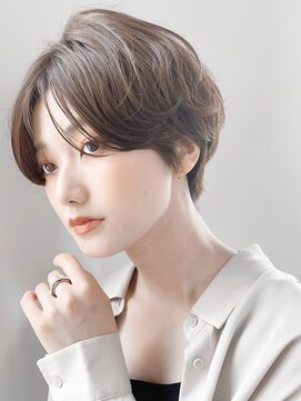 ♪前下がりショートボブハンサムショートカット上手い錦糸町ケア