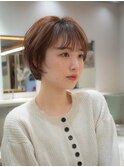 ショートボブレイヤーパーマニュアンスパーマボブ青山表参道