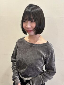 スクレ(s:;cre) ショートボブ×地毛風カラー