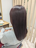 ロエネ(LOENE)&nbsp;［佐々木］ショコラブラウン×インナーカラー×ピンク